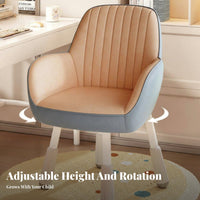 Ergonomic Support Adjustable Student Stool Comfortable Cushion Desk Chair Stable Base Study Seat Anti-Slip Pads for Students, Girls, Parents, Homework, Home, Bedroom, Homeschooling