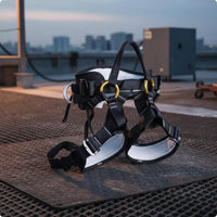 Half Body Harness D-Loop Attachment Climbing Harness Adjustable Straps Lineman Belt for Electricians, Workers