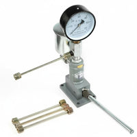 Atomization Test Compression-Ignition Nozzle Calibration Tool Spray Pattern Check Fuel Injector Pressure Tester Metal Body Manual Injector Pump Tester for Repair Shop Workers, Mechanics, Workshop, Garage, Testing Facility