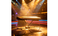 Double Keyboard Stand Sturdy Steel Two-Tier Keyboard Stand Non-Slip Feet Instrument Support for Studio