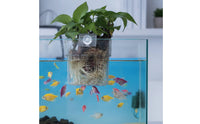 Space-Saving Wall-Mounted Aquarium Planter High Clarity Hanging Aquatic Aquarium Plant Cup Thickened Material Aquascape Decoration Adjustable Screw Mount for Aquascapers