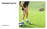 Golf Putting Cup Lightweight Putting Practice Cup Material Indoor Golf Practice Target for Beginners, Kids, Outdoor, Home, Office