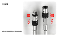 Screwdriver Bit Holder with Self Locking Mechanism Sturdy double Purpose Socket Adapter Wear Resistant Tool Accessory for Tight Confined Areas