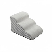 Sofa Entry Steps for Dogs Removable Cleanable Cover Firm Foam Dog Ramp Lightweight Dog Stairs Gentle Slope for Bedside