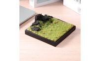 Miniature Diorama Base Green Grassy Grassland Diorama Base Stony Ruins Miniature Scene Base