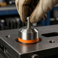 Anti-Slip Threaded Leveling Foot Heavy-Duty Levelers Compact Hardware Wear-Resistant for Machinery