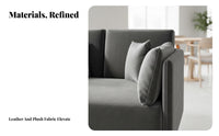 flutedTufted Booth Sofa Comfortable Cushioning Commercial Furniture Modern Design Banquette for Cafe Proprietors, Lounge Area, Bar, Office Reception