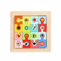 Parent-Child Interaction Wooden Shape Game Colorful Shape Matching Board Fine Movement Skills for Preschoolers, Kindergarten
