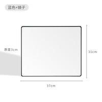 浴室壁画收纳箱卫生间放衣服神器防水免打孔壁挂折叠收纳柜置物架