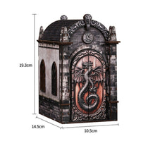 DIY Dragon Shelf Insert Scene Residence Kit Decoration Lighted 3D Wooden Puzzle Set
