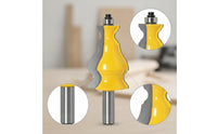 Picture Frame Molding Router Bits Smooth Cutting Molding Router Bit Tool Accurate Sharp for Woodworkers