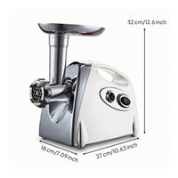 Compact Electric Meat Grinder Easy to Clean Meat Grinder with Sausage Stuffer Portable Appliance Allall-Purpose for Home Cooks