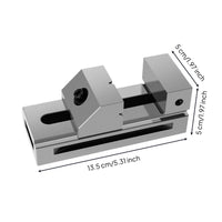 High Precision Vise with Rotating Base Hardened Toolmaker Vise Compact Vice Professional for Machinists, Hobbyists, Cnc Machining