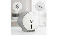 Commercial Jumbo Roll Toilet Tissue Dispenser Heavy-Duty Stainless Steel Toilet Tissue Dispenser Vandal-Resistant Rustproof for Public Restrooms, Offices