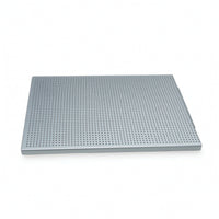 Rectangular Perforated Baking Tray Commercial-Style Perforated Baking Sheet Professional Pastry Tray with Holes Reinforced for Home Kitchen