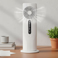 Quiet Operation Desktop Misting Fan Strong Airflow Personal Evaporative Cooler Digital Display Home Appliance Adjustable Timer for Office