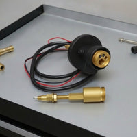 Welding Torch Flange Base Portable Welding Panel Socket with Flange Base Cylindrical Hardware for Welders