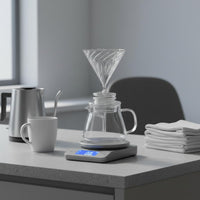 Spiral Coffee Dripper Stand Stable Base Pour over Coffee Stand Minimalist Design for Home, Kitchen Counter