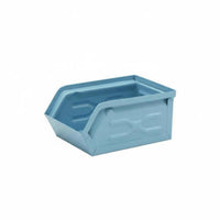 Stackable Metal container Space Saving Latching Utility Case adaptable for Kitchen