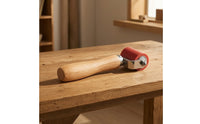 Seam Roller with Wooden Handle Angled Silicone Seam Roller Wear-Resistant Tool for Repair
