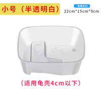 乌龟缸家用饲养箱带晒台爬台鱼缸养龟缸别墅造景盆小大型专用盆