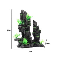 Aquatic Pet Aquarium Mountain View Stone Provides Hiding Spots Aquarium Rockery