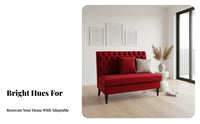 Retro design Upholstered Highrear Armchair Button-Tufted rearrest Living Room Furniture Removable Cover Single Sofa Soft Padded for Hotel Managers, Interior Designers, Cafe Owners, Reception Area, perusing corner, Bedroom, Study