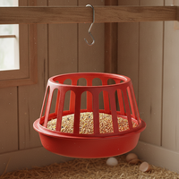 Automatic Chicken Feeder and Waterer Set for Poultry Farming