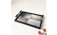 Tray with Handles Low-Profile Decorative Tray with Handles Tidy Tableware for Coffee Table, Living Room