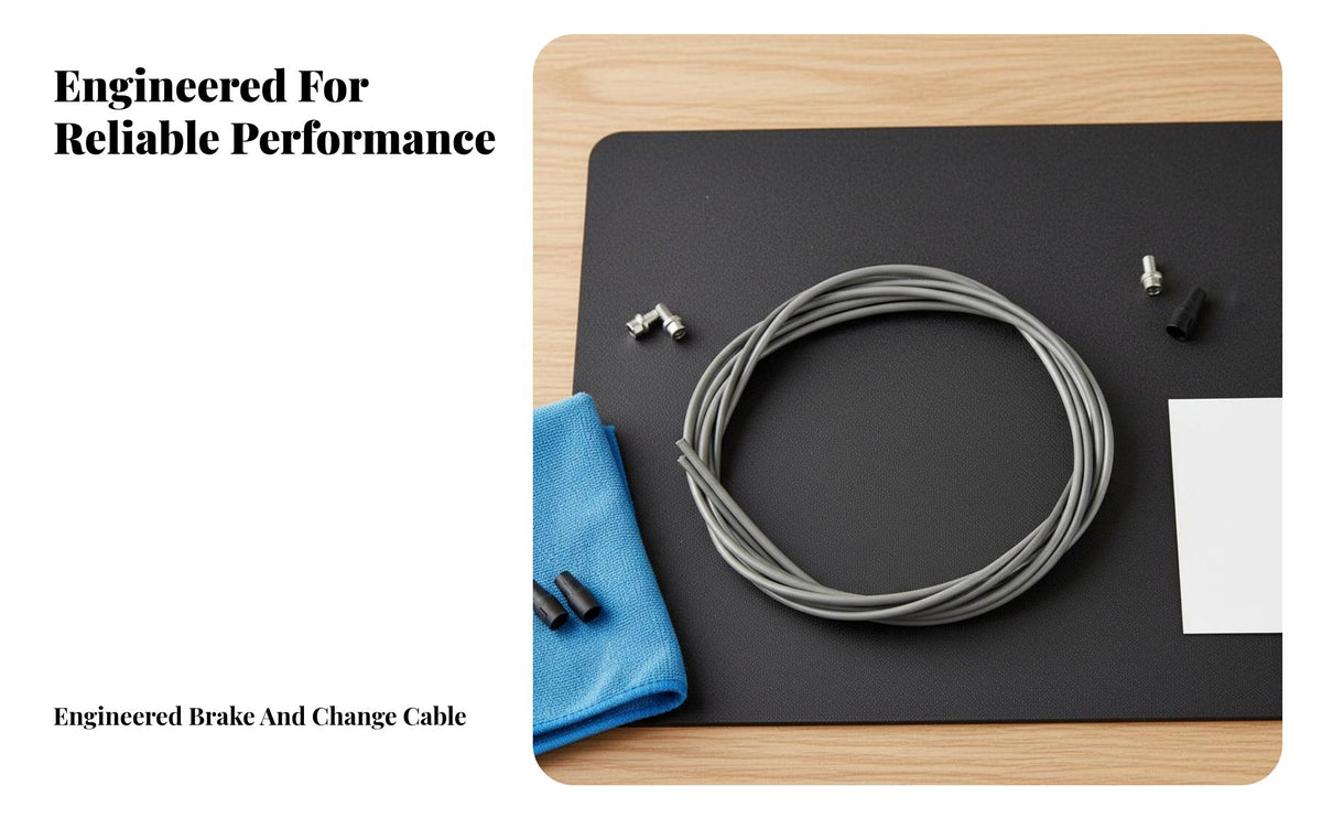 Cycle Brake and Shifter Cable Set Multi-Color Options Mountain Road Bike Cable Set Smooth Bike Gear and Brake Wire Kit for DIY Enthusiasts