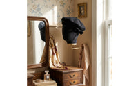 Velvet-Covered Wall-Mounted Mannequin Head Space Saving Wall Mounted Mannequin Head Long-Lasting Hairpiece Display Stand Multipurpose