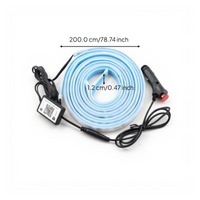 Waterproof RGB car LED strips, app control