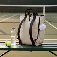 Racket Bag Canvas Tennis Bag Convertible Tennis Tote for Commuters, Training, Commuting