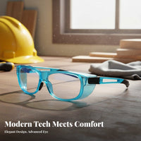 Windproof Shielded Goggles Dustproof Blue Light Block Ing Light Block Ing Glasses Impact-Resistant Full Enclosure Glasses for Workplace, Work