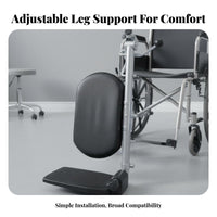 Leg Rest Padded Cushion Elevating Legrest Easy to Install Leg Support Bracket for Caregivers, Nursing Homes, Home Use
