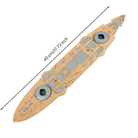 Model Ship Deck Pre-Cut Wooden Deck Upgrade Backed for Hobbyists