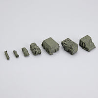 1/72 Scale Pre-Painted Tank Supply Package Diorama Accessories 3D Printed War Scenery