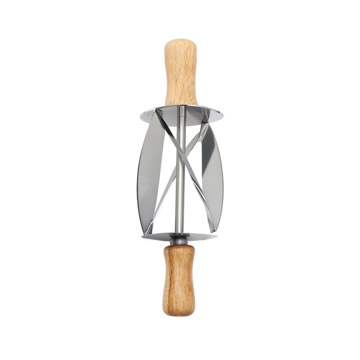 Manual Croissant Cutter Roller Rotating Croissant Roller Cutter Food-Grade Pastry Wheel Ergonomic for Bakers, Home Cooks, Baking