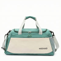 Airplane Friendly Travel Duffel Bag Versatile Duffel Bag with Trolley Sleeve Water Resistant Multiple Pockets for Commuters, Students, Carry-on, Gym