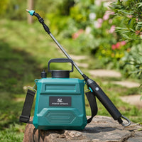 Electric Garden Sprayer with Dispensing Pole Powered Garden Sprayer with Shoulder Strap Portable for Gardeners, Yard, Patio