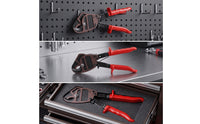 Ratcheting Wire Shear Insulated-Style Manual Wire Shear Heavy-Duty Snippers for Electricians, Electrical Work