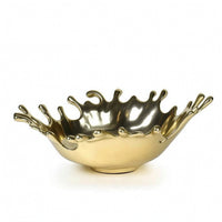 Aluminum Bowl Handcrafted Hammered Metal Bowl Sculptural for Entry Console
