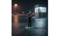 Security Guard Figurine High Detail Male Guard Miniature Figurine Realistic appearance/64 Scale Resin Figure for Collectors, Display, Diorama, Collection