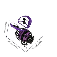 Bee Ornament with Sunlight Collector LED Sun-Powered Bee Ornament Energy-Saving for Yard