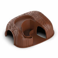 Reptile Food and Water 2 in 1 Two Entry Reptile Shelter Easy to Clean Hide Cave for Geckos, Reptiles
