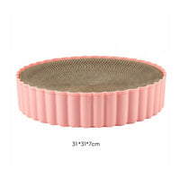 Round Cat Scratcher Includes Catnip Bowl Shaped Cat Scratcher for Kittens