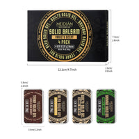4 Pack Portable Fragrance Salve Easy to Apply Solid Fragrance Tin Spill-Resistant Personal Care for Portable Convenience, Office