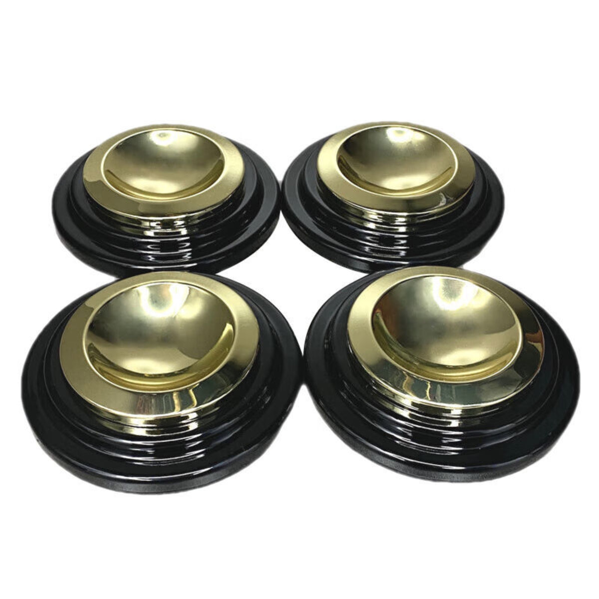 4 Pieces Noise-Reducing Piano Caster Cup Vibration-Dampening Piano Foot Pad Shock-Absorbing Caster Cups with Felt Base Heavy-Duty for Pianists, Apartment Dwellers, Home Practice Rooms, Music Studios, Apartments
