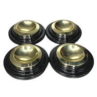 4 Pieces Noise-Reducing Piano Caster Cup Vibration-Dampening Piano Foot Pad Shock-Absorbing Caster Cups with Felt Base Heavy-Duty for Pianists, Apartment Dwellers, Home Practice Rooms, Music Studios, Apartments