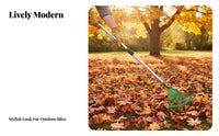 Telescopic Foliage Rake Rust-Resistant Adjustable Garden Rake